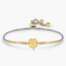 Bracciale Donna Milleluci e Refined in Acciaio Gold e Cubic Zirconia quadrifoglio Nomination 028018/006  Bracciali Tennis