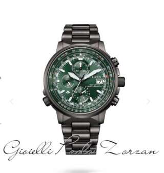 Orologio Citizen Crono Pilot Acciaio 41mm AT8304-57W  Orologi al Quarzo