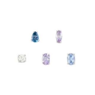 Set 5 Orecchini Colour Wave Aurora Ed. Blu Azzurro Viola 149864/061  Orecchini Punto Luce