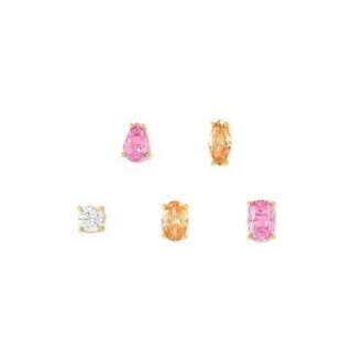 Set 5 Orecchini Colour Wave Aurora Ed. Rosa e Champagne 149864/024  Orecchini Punto Luce