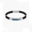 Bracciale Nomination City Energy in acciaio e gomma con dettagli blu 028818/032  Bracciali