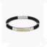 Bracciale City Energy in acciaio, gomma e zirconi con dettagli gialli 028819/057  Bracciali