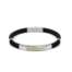 Bracciale City Energy in acciaio, gomma e zirconi con dettagli rosa 028818/031  Bracciali