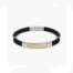 Bracciale Nomination City Energy in acciaio e gomma con tre dettagli in zirconi gialli 028820/057  Bracciali