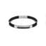 Bracciale Nomination City Energy in acciaio e gomma con tre dettagli in zirconi 028820/037  Bracciali
