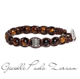 Bracciale Tamashii Ruota della Preghiera (6 mm) Occhio di tigre marrone BHS1106-214  Bracciali a Sfere
