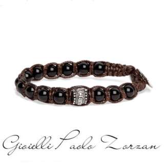 Bracciale Tamashii Ruota della Preghiera (6 mm) Onice  BHS1106-01  Bracciali a Sfere