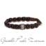 Bracciale Tamashii Ruota della Preghiera (6 mm) Onice  BHS1106-01  Bracciali a Sfere