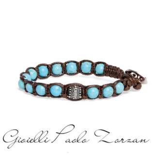 Bracciale Tamashii Ruota della Preghiera (6 mm) Turchese BHS1106-07  Bracciali a Sfere