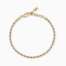 Bracciale Kidult con catena corda in acciaio dorato Style 07 831148  Bracciali a Maglia