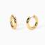 Orecchini Kidult dorati a cerchio Style 09 861073  Orecchini Schiona