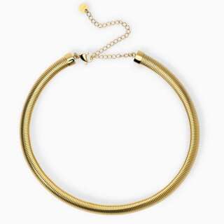 Girocollo Kidult dorato con catena tubogas Style 13 851059  Girocolli