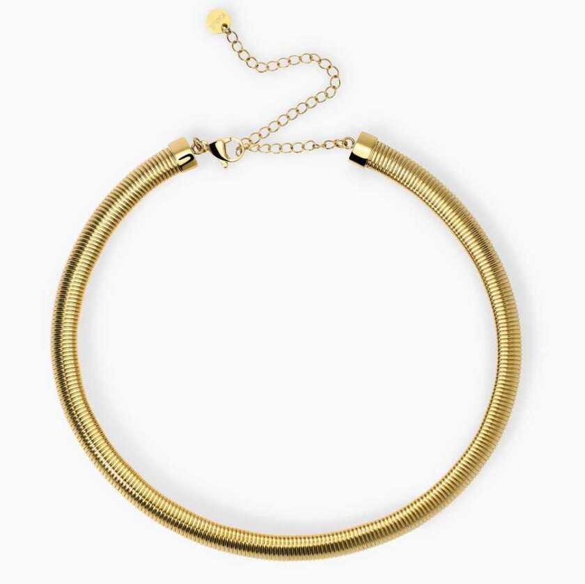 Girocollo Kidult dorato con catena tubogas Style 13 851059