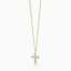 Girocollo Kidult dorato con croce in cristalli Style 28 851044  Collane Lunghe