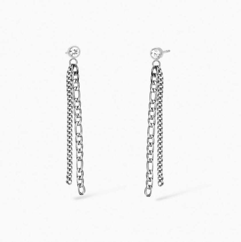 Orecchini Kidult con cristallo e catene Style 31 861069