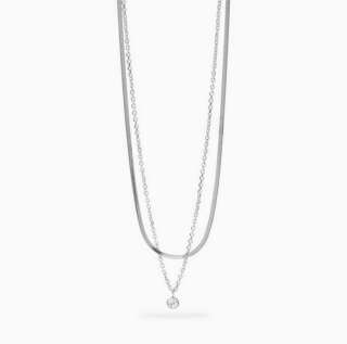 Girocollo Kidult con catene e cristallo Style 31 851045  Girocolli