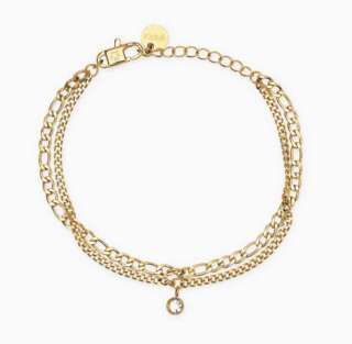 Bracciale kidult dorato con catene e ciondolo Style 31 831065  Bracciali a Maglia