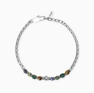 Bracciale kidult in acciaio con pietre multicolor Style 24 831140  Bracciali
