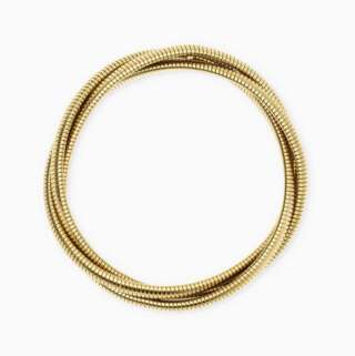 Bracciale kidult dorato tubogas intrecciato Style 13 831082  Girocolli