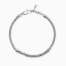 Bracciale kidult con catena spiga in acciaio ed ematite Style 24 831124  Bracciali