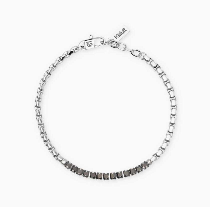 Bracciale kidult con catena veneta e cristalli Style 15 831098