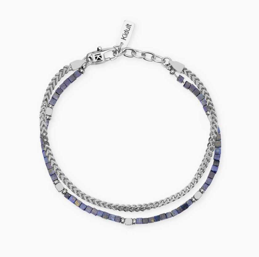 Bracciale kidult con catena e catena in pietre Style 11 831139