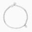 Bracciale kidult con tennis di cristalli e cuore Style 34 831068  Bracciali a Maglia