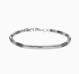 Bracciale kidult in acciaio e ematite Style 23 831127  Bracciali