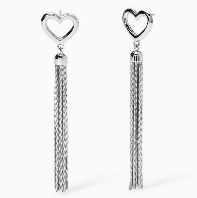 Orecchini kidult cuore con catene Style 25 861061