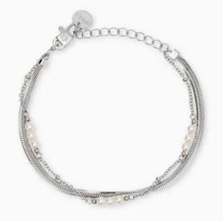 Bracciale kidult con catene e perle conchiglia Style 32 831063  Bracciali a Maglia