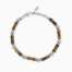 Bracciale kidult in acciaio e occhio di tigre Style 32 831143  Bracciali