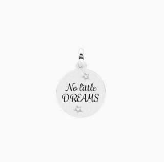 Ciondolo kidult con frase No little dreams 741315  Elementi per Bracciali