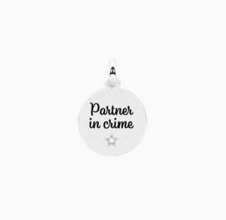 Ciondolo kidult con frase Partner in crime 741312  Elementi per Bracciali