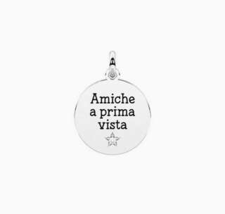 Ciondolo kidult con frase amicizia Amiche a prima vista 741311  Elementi per Bracciali