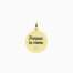 Ciondolo kidult dorato con frase Partner in crime 741244  Elementi per Bracciali