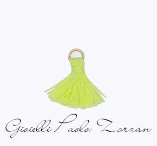 CharmBar Rue des mille Charm Nappa Giallo Fluo CB-CN 52  Elementi per Bracciali