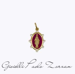 CharmBar Rue des mille Charm Madonna Burgundy CB-CN 55   Ciondoli e Pendenti Elementi per Bracciali