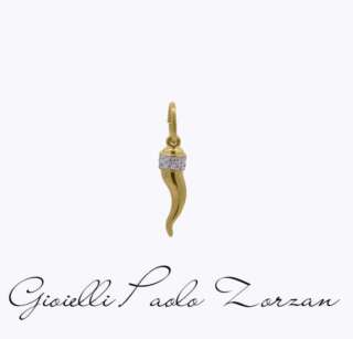 CharmBar Rue des mille Charm Cornetto Portafortuna CB-CN 58   Ciondoli e Pendenti Elementi per Bracciali