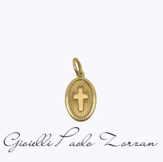 CharmBar Rue des mille Charm Cross Gold CB-CN 22   Ciondoli e Pendenti Elementi per Bracciali