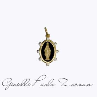 CharmBar Rue des mille Charm Madonna Noir CB-CN 31   Ciondoli e Pendenti Elementi per Bracciali
