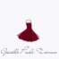 CharmBar Rue des mille Charm Nappa Burgundy CB-CN 53   Elementi per Bracciali Ciondoli e Pendenti