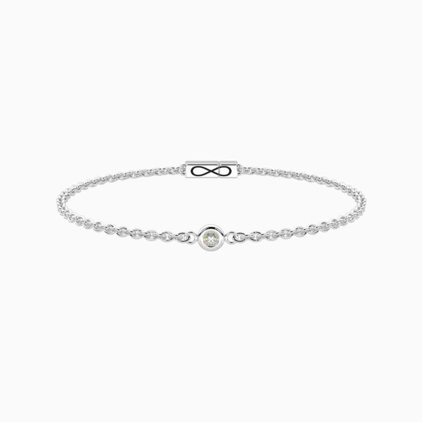 Bracciale Kidult con diamante lab-grown e chiusura non-reversibile 732317-19