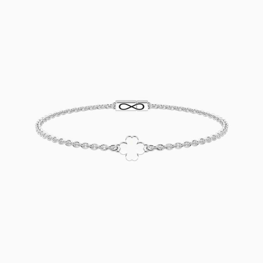 Bracciale Kidult con quadrifoglio e chiusura non-reversibile 732316-19