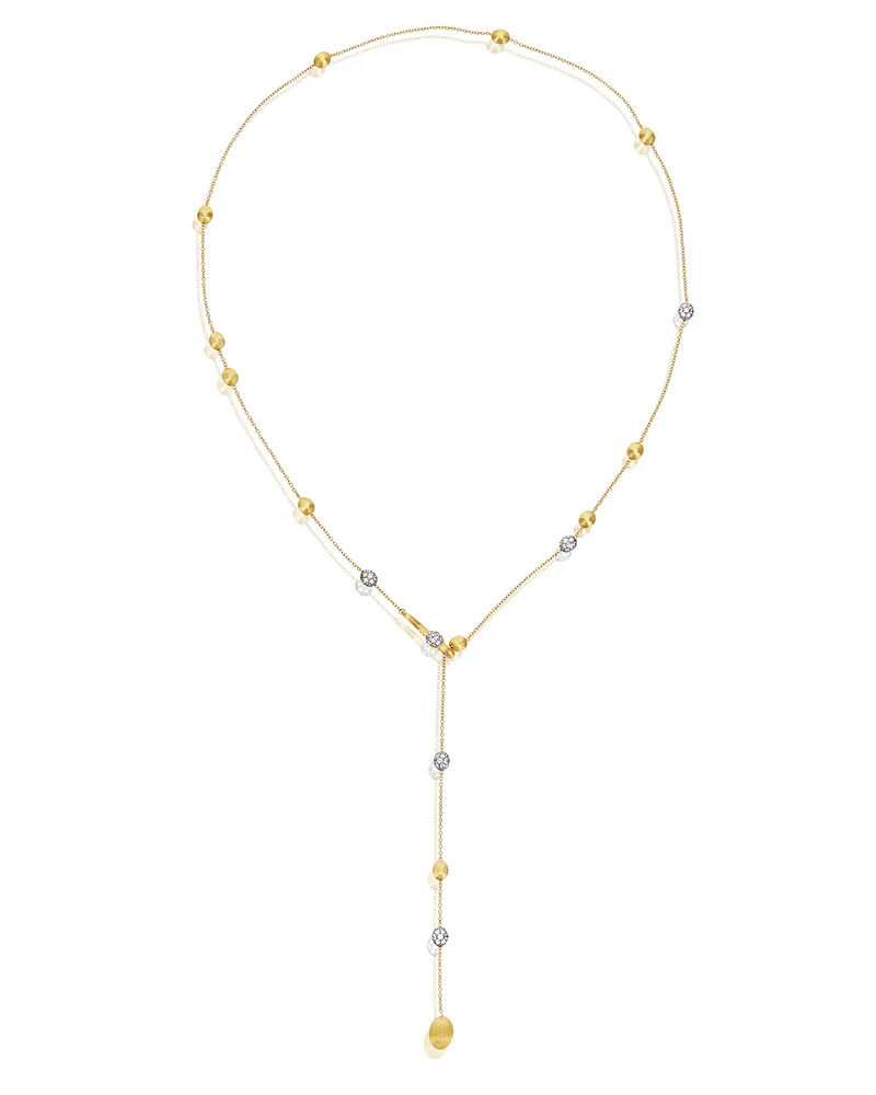 Collana Soffio Nanis in oro giallo e diamanti CS29-583