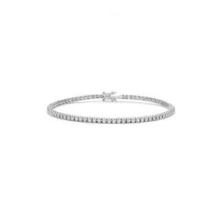 Bracciale Tennis Donna Oro con griffe e montatura a piramide DFBF9911.200  Bracciali Tennis