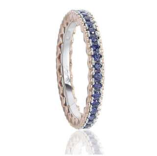 Anello Artlinea Eternity con diamanti e zaffiri ADF218ZB15-LH  Anelli Eternity