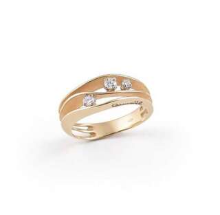 Anello Annamaria Cammilli Dune in oro e diamanti   Anello Serie Dune in Oro Orange Apricot 18Kt con Diamanti Dia ct. 0.19   Anelli Anelli Trilogy