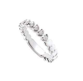 Anello Polello Veretta in oro bianco e diamanti G3083B  Anelli Rivière
