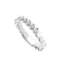 Anello Polello Veretta in oro bianco e diamanti G3083B  Anelli Rivière