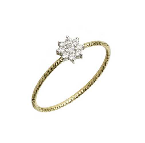 Anello MagicWire ROSE in oro giallo e diamanti  ref. 167